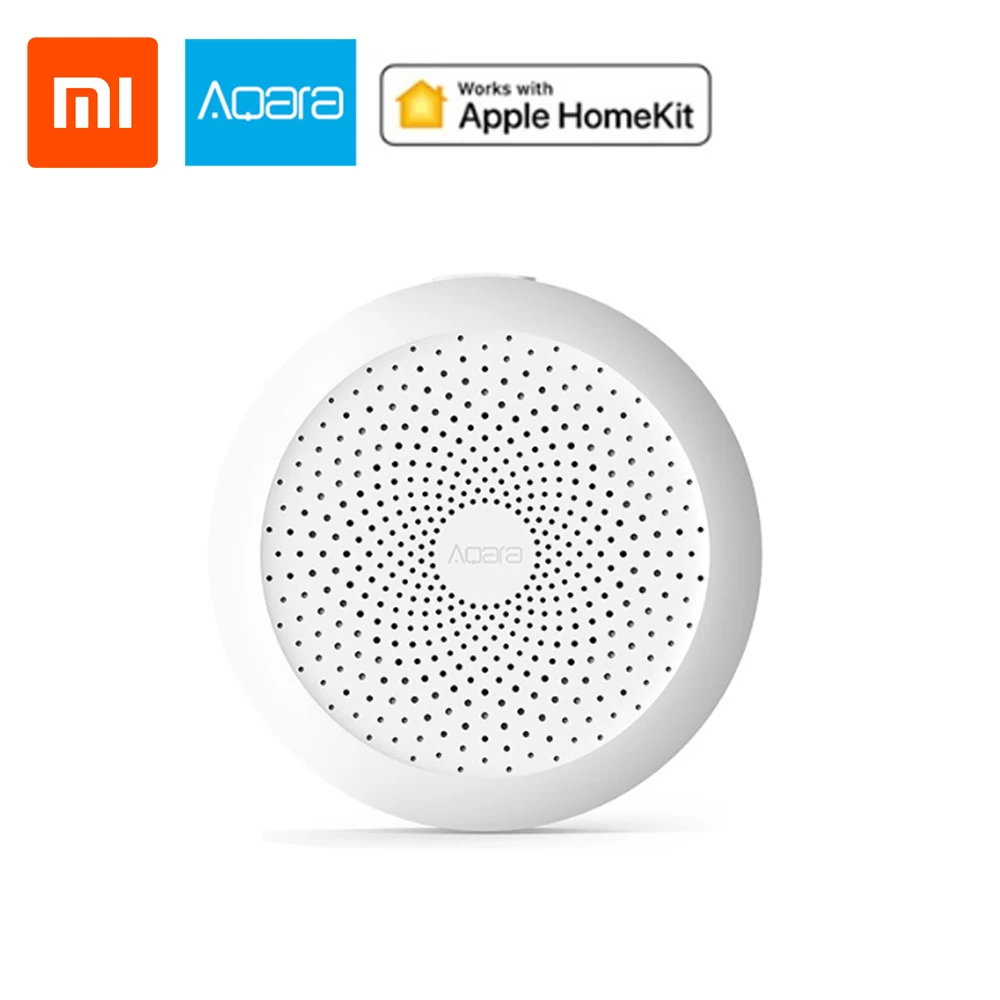 

Xiaomi Aqara Mijia Hub Mi Gat eway with RGB Led night light Smart Switch work with For Apple Homekit International Edition
