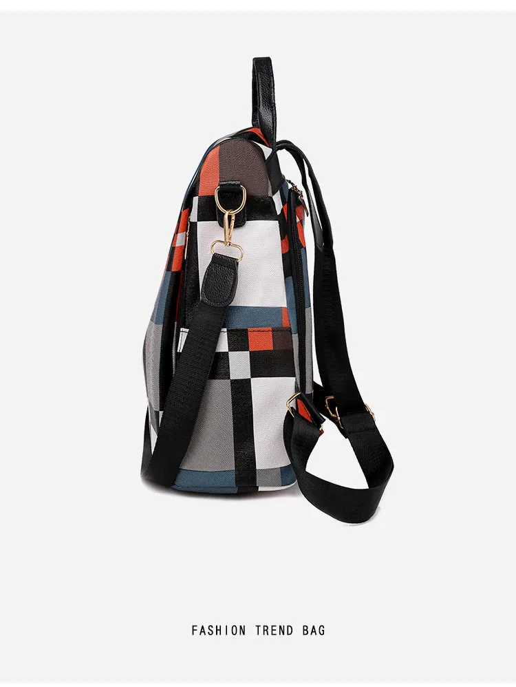 Простая женская сумка корейский модный рюкзак Оксфорд водонепроницаемый Противоугонный рюкзак для путешествий на открытом воздухе