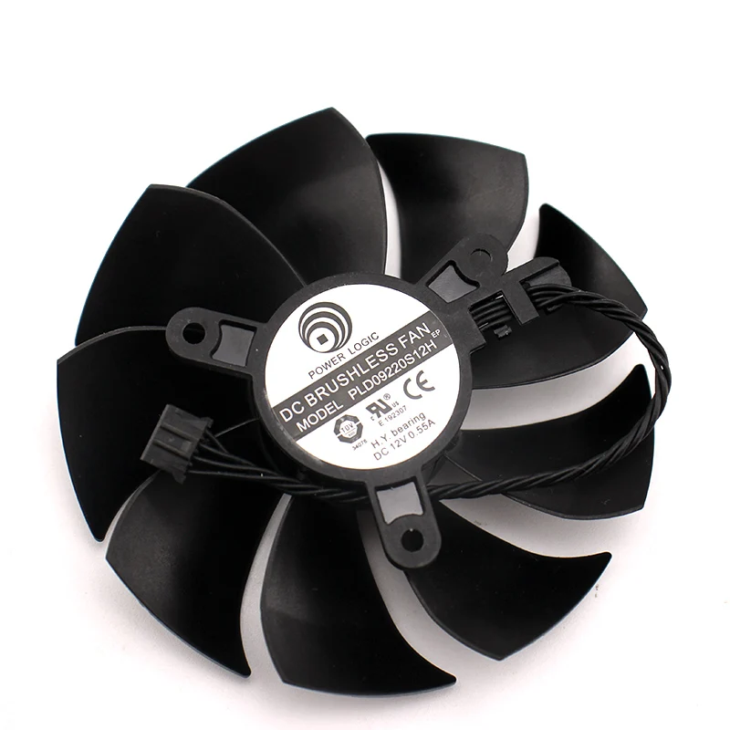 PLD09220S12HH DC12V 0.55A вентилятор охлаждения для ПК для EVGA RTX 2080TI FTW3 DT игровой видеокарты вентилятор охлаждения