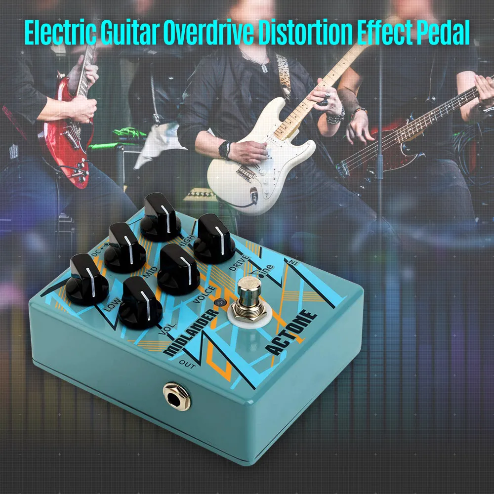 Caline CP 56 Электрогитары Overdrive педаль эффекта искажения с высоким коэффициентом