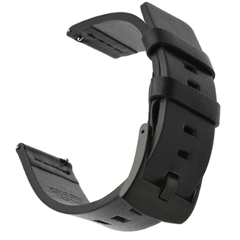 black black clasp Италия масло кожаный ремешок для часов+ инструмент для дизеля Fossil Timex Армани CK DW Quick Release часы ремешок 18 мм 20 мм 22 мм 24 мм - Цвет ремешка: black black clasp