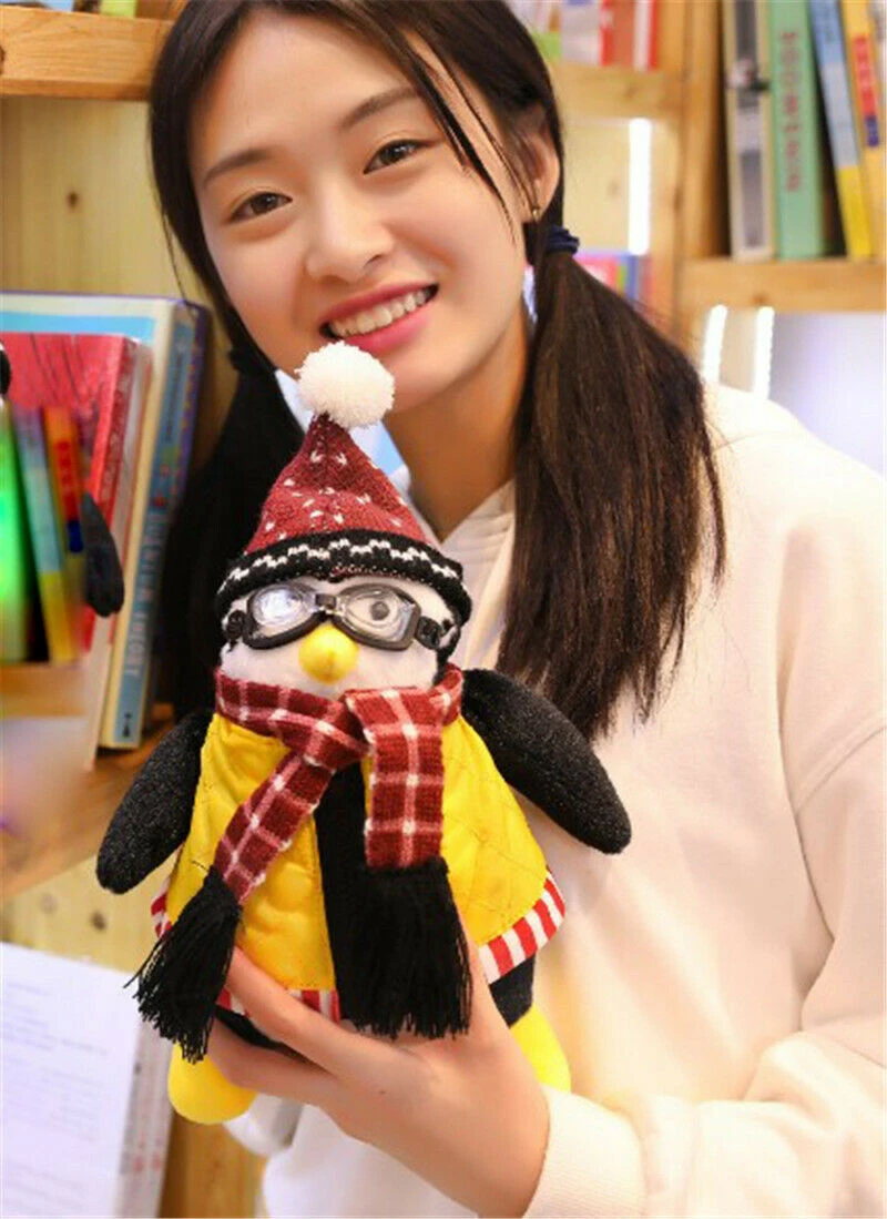 TV Series Friends Joey/'s HUGSY PENGUIN Plush Stuffed Doll Toy Xmas Gifts 27cm