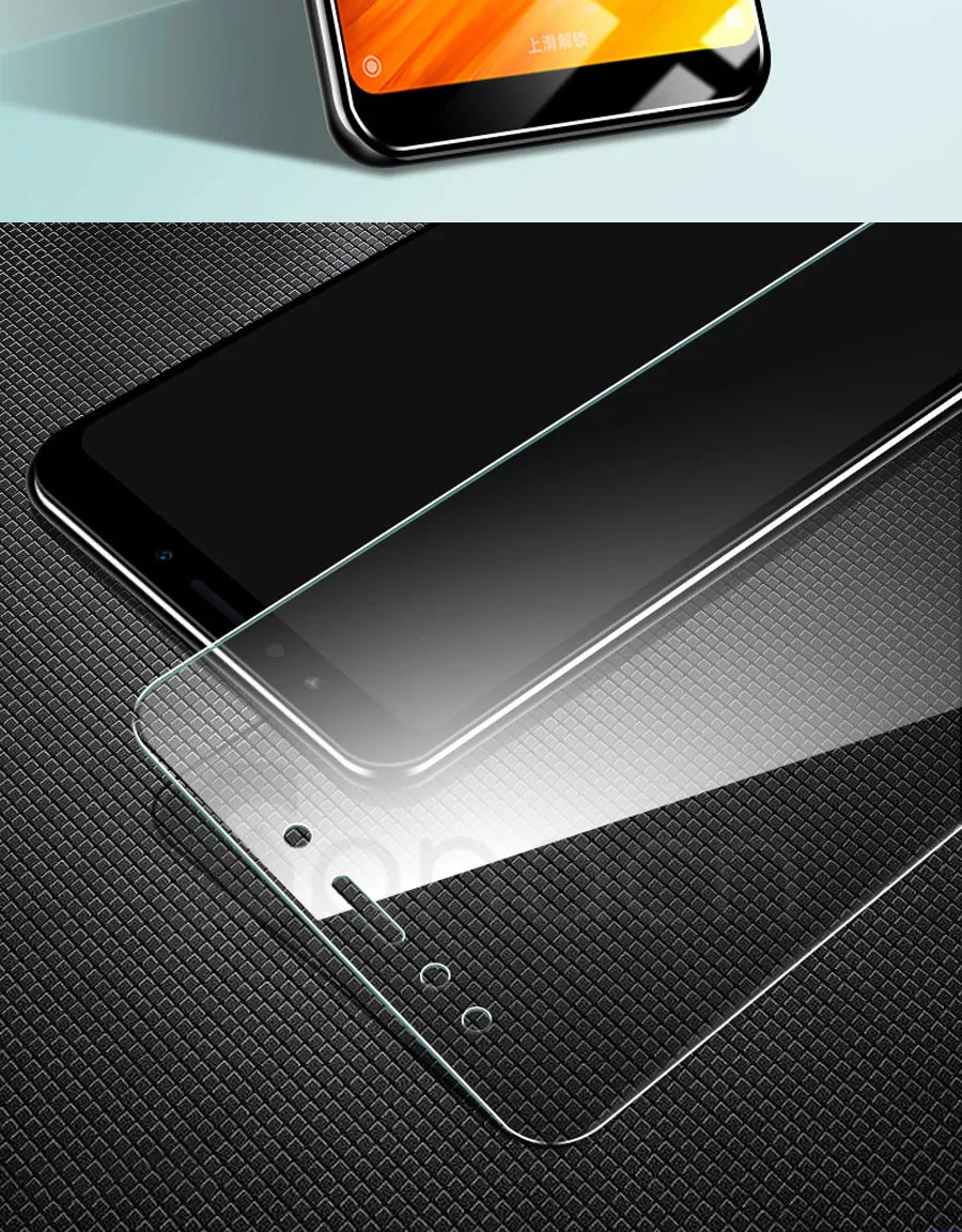 9H Tempered Glass on the For Xiaomi Redmi 5 Plus 5A 4 4X 4A S2 K20 Screen Protector For Redmi Note 4 4X 5 5A Pro Protective Film