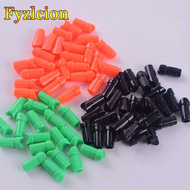 50pcs/lot Hunting Crossbow Archery Half-moon Crossbow Bolts Arrow Nocks  Internal for ID 7.6mm