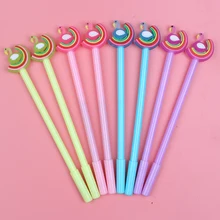 

36Pcs Novelty Pens Flamingo Rainbow Cute Kawaii Gel Pen Funny Stationery Blue Ink Ballpoint Rollerball Cool School Stuff Thing