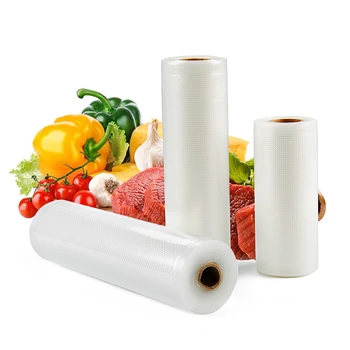 

15CMx500CM Vacuum Heat Sealer Food Fresh Saver Bag Rolls Food Storage Bags Wrapper Kitchen Packaging Tool