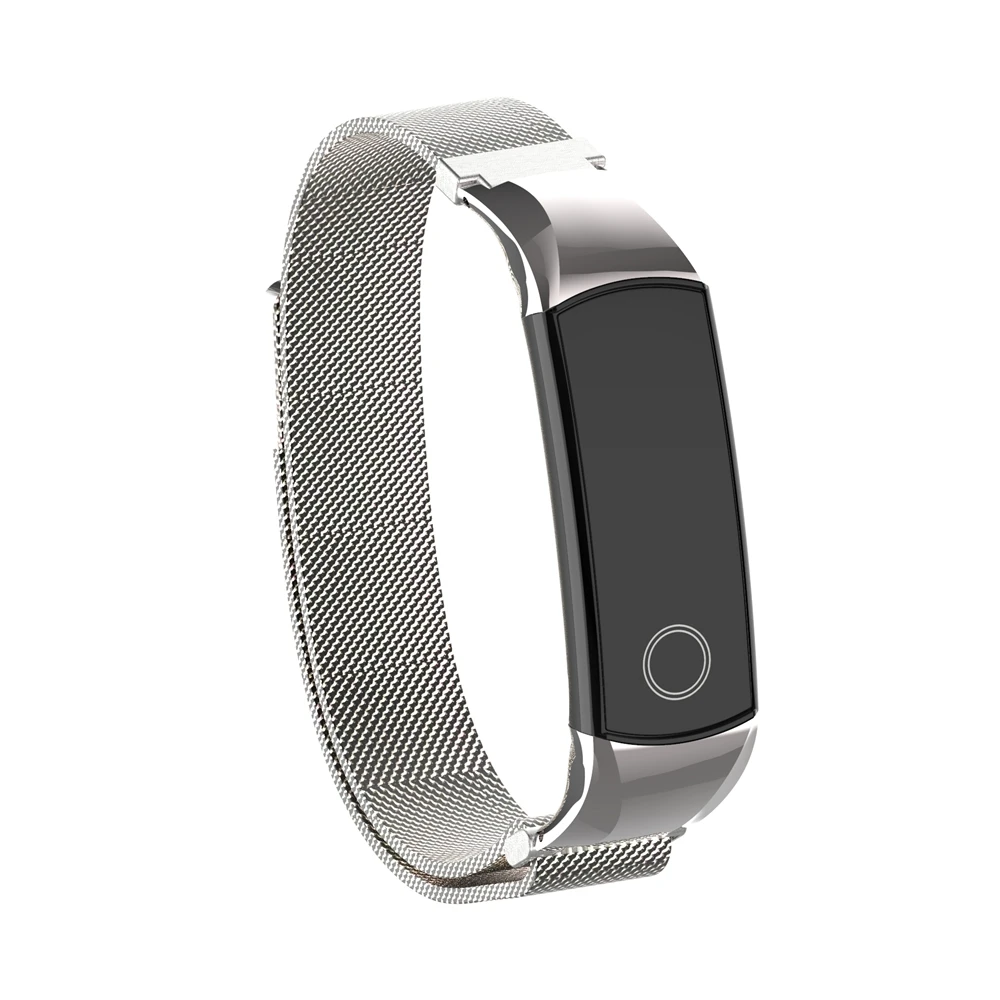 Миланская петля ремешок для huawei Honor Band 4 Band 5 браслет из нержавеющей стали спортивный фитнес ремешок для Honor Band 5 Band 4