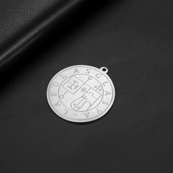 

EUEAVAN 10pcs/lot Wholesale Stainless Steel DIY Accessories Charms List of Demons In The Ars Goetia Vintage Solomon Pendant