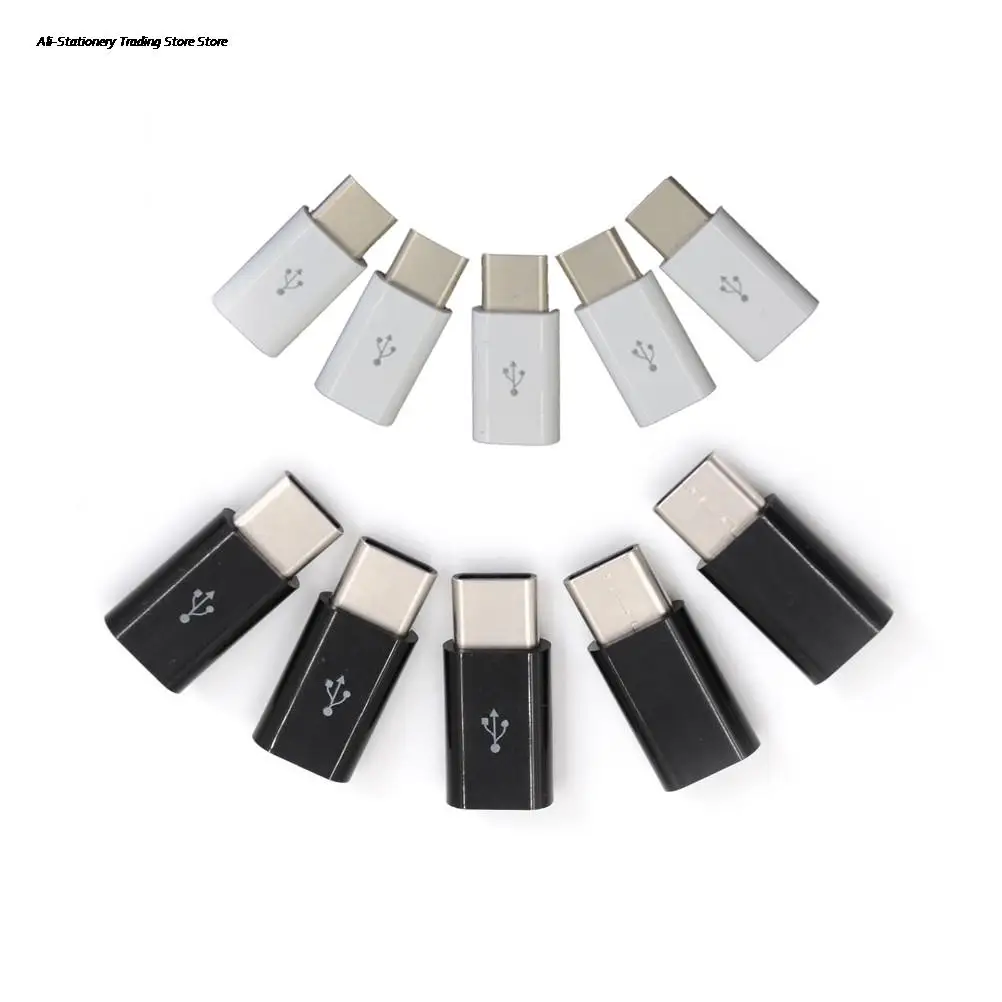 USB 5 шт./лот 3.1 Штекерный разъем Type-C к Micro 2 0 5-контактный переходник для передачи