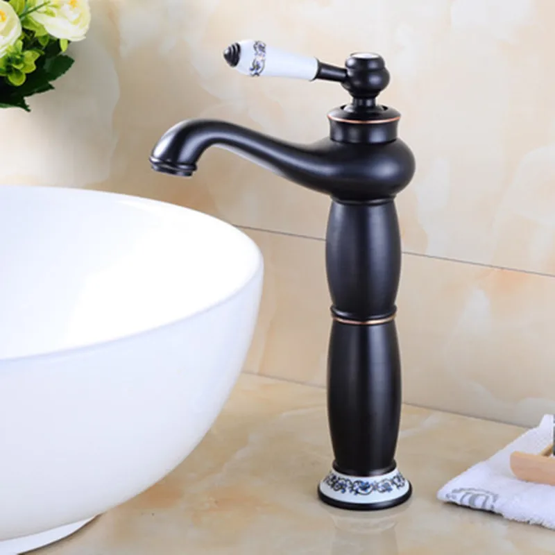 

Art basin table top basin faucet heightened platform basin surface heightened cold and hot European style retro faucet