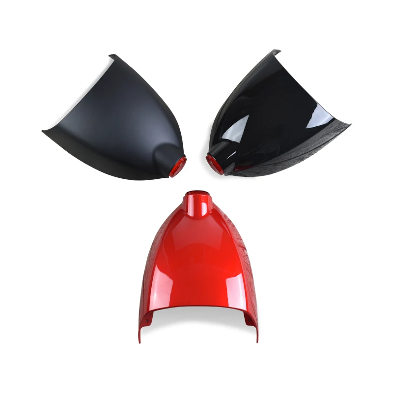 Retro motorcycle modification cafe racer scrambler dirty bike tail seat cushion saddle cover with led tail rear light E8