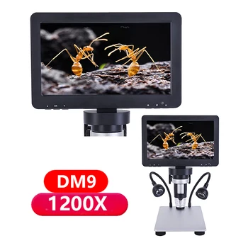 

Microscopio 7 inch LCD Screen Microscope High Definition Digital Electronic Microscope USB Microscope Magnifier Tool 1200X