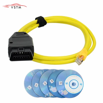 

E-SYS ICOM Diagnose Cable For BMW ENET (Ethernet to OBD) Interface Cable Coding F-Series All data Software electric connectors