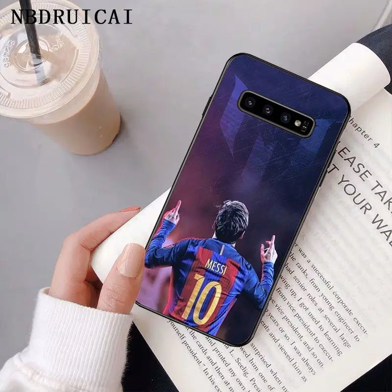 NBDRUICAI Lionel Messi черный ТПУ Мягкий силиконовый чехол для телефона Samsung S9 plus S5 S6 edge S7 S8