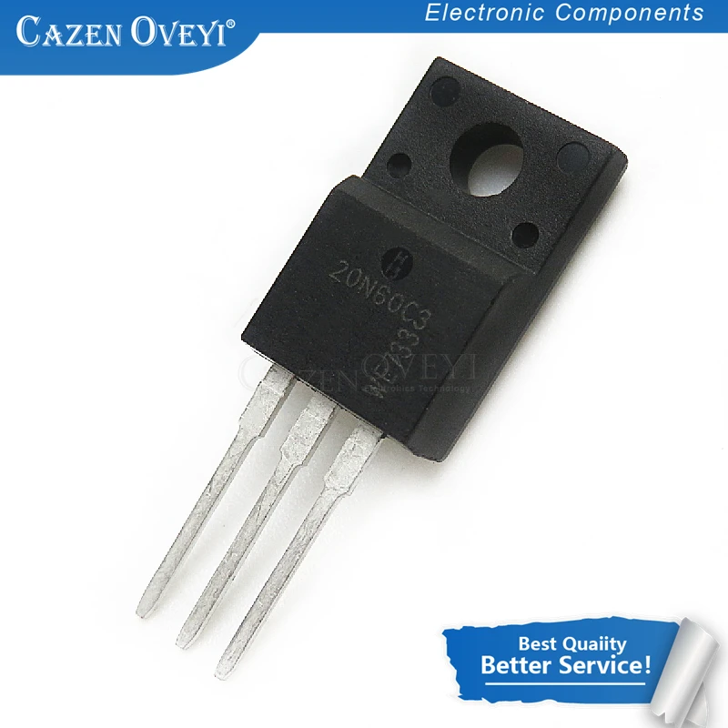 5pcs/lot SPA20N60C3 20N60C3 TO-220F In Stock | Электронные компоненты и принадлежности