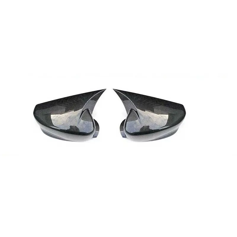 For Honda Accord 2014-2017 ABS Carbon Fiber OX Horn Rear View Mirror Cover Trim