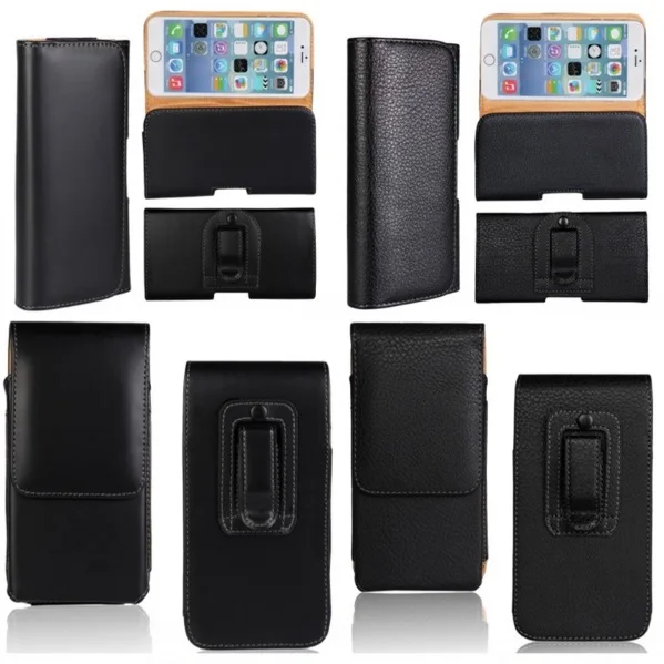 Universal Phone Pouch Belt Clip Cover for Samsung Note10 Pro M10 M20 A70 A50 A90 A80 A60 A30 A20 A7 A9 A5 S10 Leather Waist Case