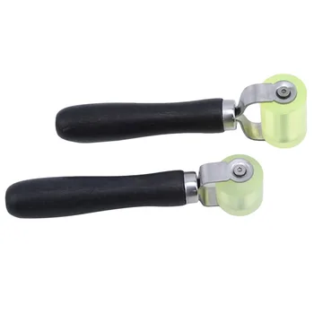 

New Audio Nstallation Rubber Auto Clear Sound Deadener Car Wooden Roller Green Compaction Roller