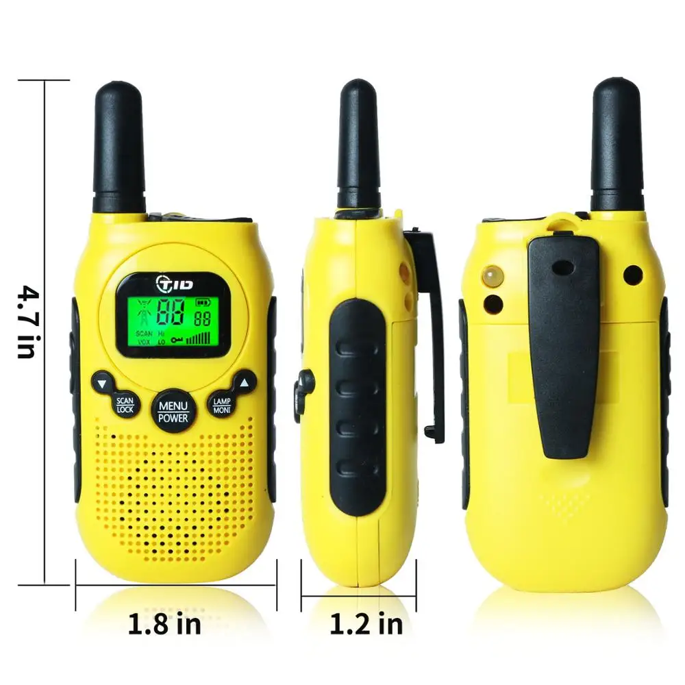 3 шт. детская рация мини 0.5 Вт PMR 446 FRS UHF радио 22CH двухстороннее рация портативная радиостанция VOX TD-M3 walkie talkie детская рация