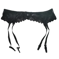 M L XL grande taille Lingerie femmes Sexy dentelle transparente jarretelles ceinture fermeture arrière réglable porte-jarretelles pour bas 3