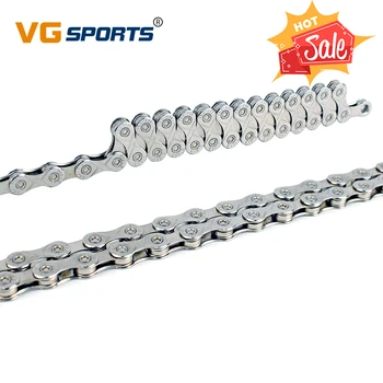 

Original 11 Speed Chains 11S Bicycle Chain 116 Links Cycle Derailleur Chain Silver Mountain MTB Road 33 Speed Parts 248g F11