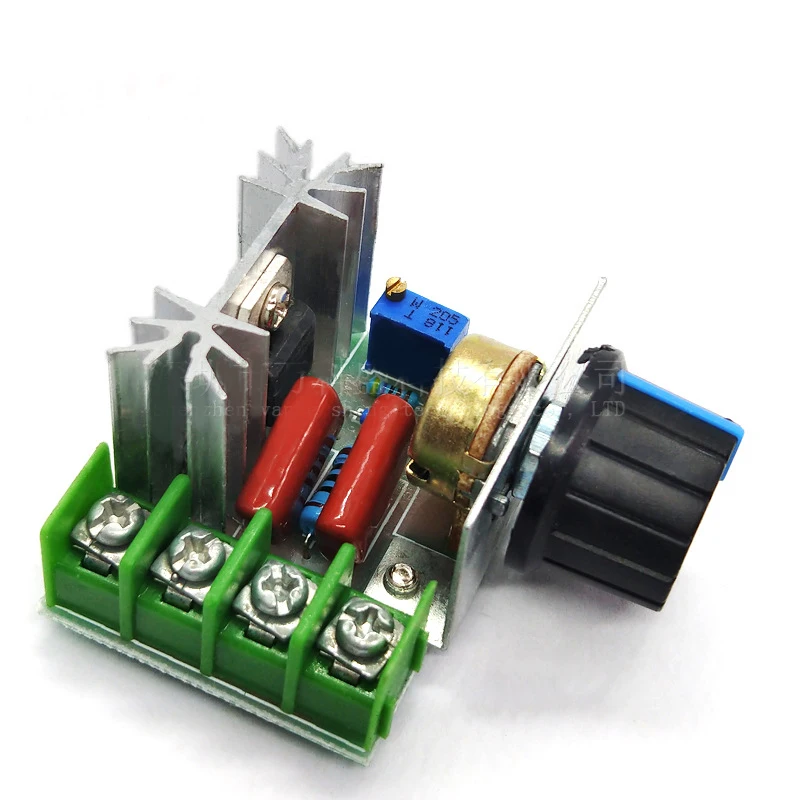 

50-220V AC 2000W SCR Voltage Regulator Motor Dimmers Controller Electrical Knob Switch Speed Control Tool For Thermostat