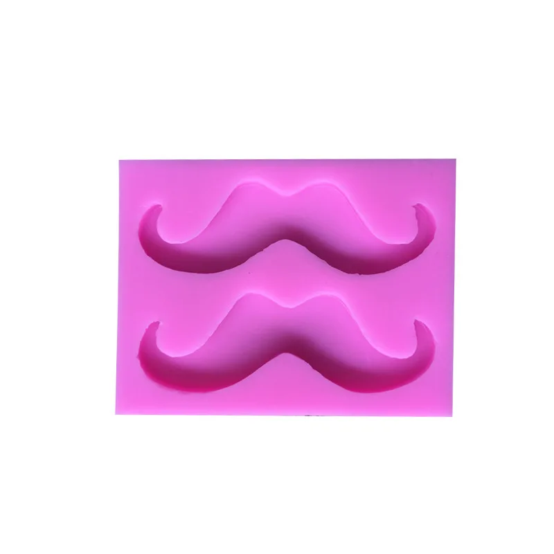 Fondant Cake Mould Beard Decoration Silicone Chocolate Mold Clay Mold Baking Tool