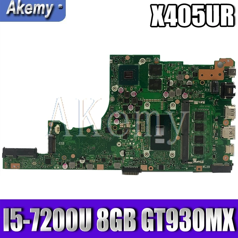  Akemy X405UR For ASUS X405U X405UN X405UR X405URR X405URP X405UQ X405UF Laotop Mainboard X405UR Mot