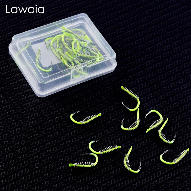 Lawaia рыболовные крючки, новинка, весенний рыболовный крючок, 30 шт., импортный оптом Isetny, есть колючие рыболовные крючки Bluefish, крючки для ловли карпа, рыболовные снасти