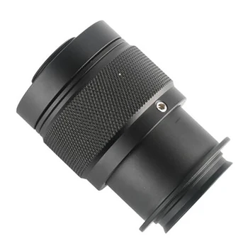 

Adapter Lens Focus 1X Adjustable Camera Installation C Mount Adapter for Type Trinocular Stereo Microscope
