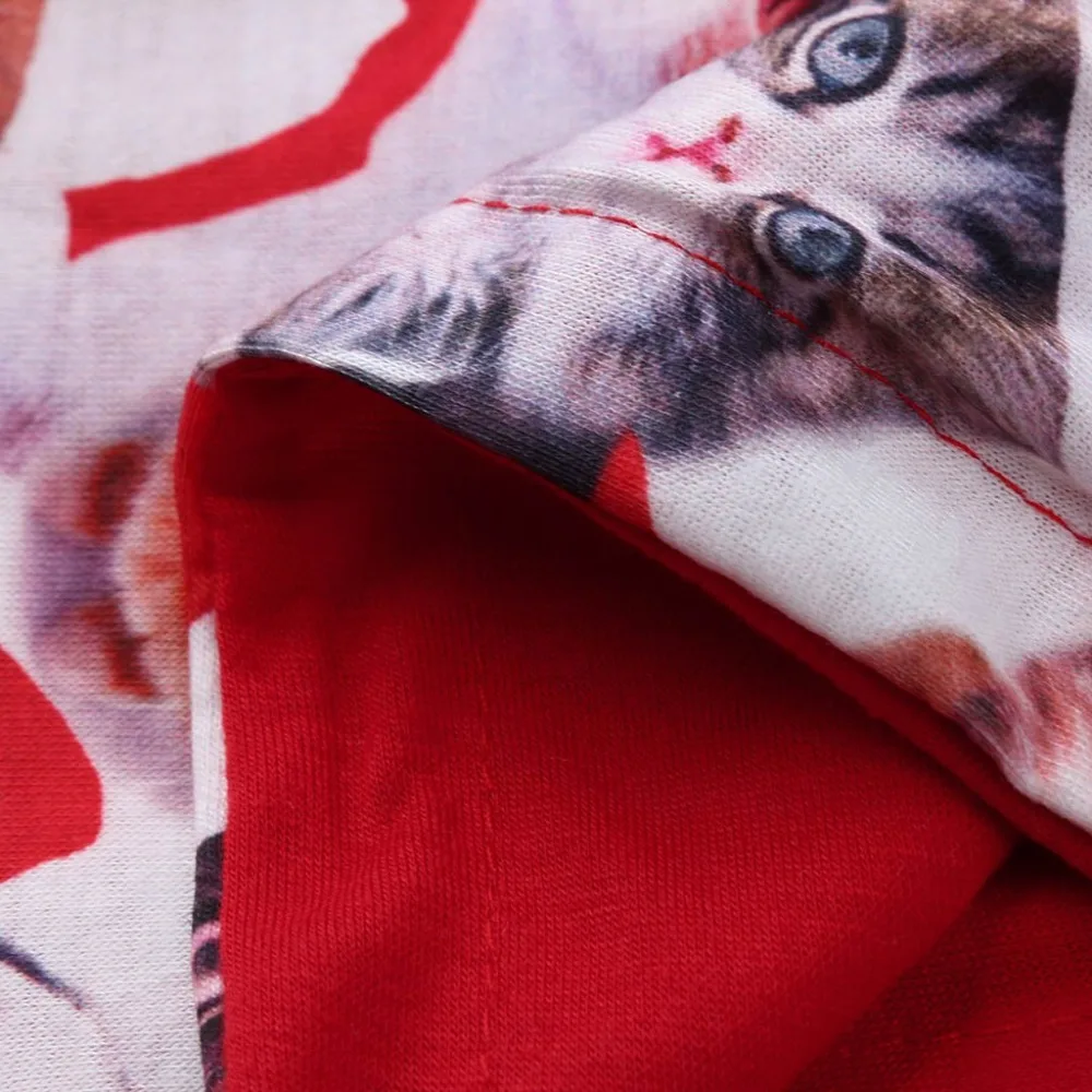 Рождественский костюм для родителей и ребенка Рождественская одежда для родителей и детей, толстовка с длинными рукавами и рисунком кота, Повседневная семейная одежда на молнии, комбинезон