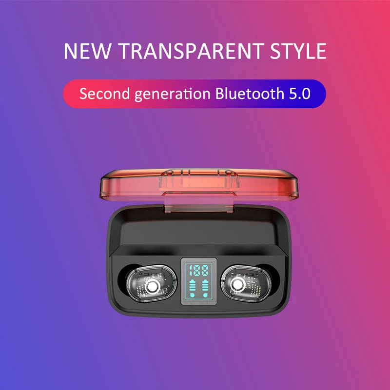 Новинка 5 0 Bluetooth наушники LIGE 8D стерео беспроводные мини гарнитура с внешним