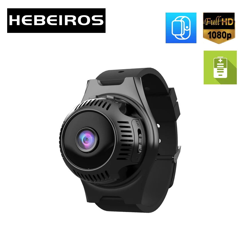 Камера Hebeiros 1080P Ultra Mini портативная Спортивная батарея с магнитным основанием Wi Fi
