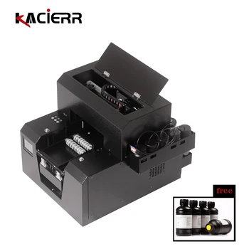 Kaufen Tragbare Zylindrischen A4 Inkjet UV Drucker Mit Runde Roller Für Leder/silikon/kunststoff/keramik Bunte Druck Freies Verschiffen