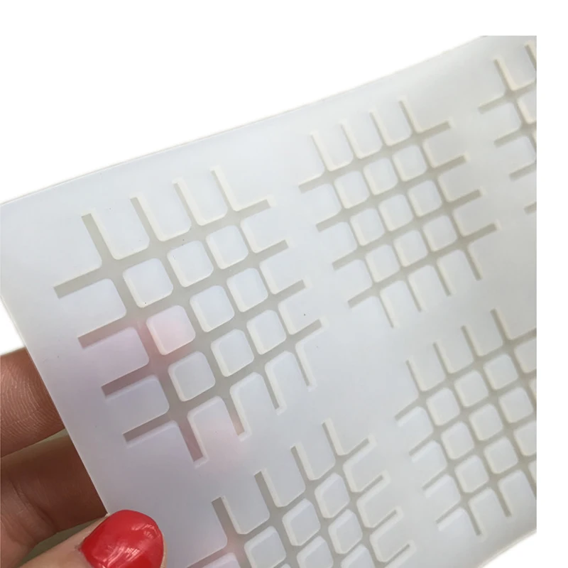 Creative Tic-tac-toe Fence Shape Silicone Insert Mold Cake Edge Accessory Mould DIY Hand-Made Muffin Pan Cake Decorating Tools2