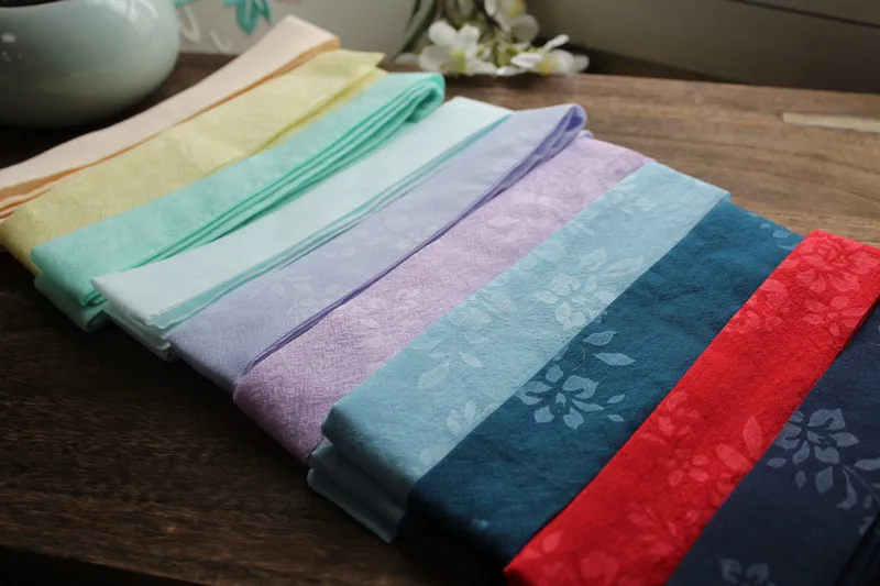 Ming style экономически эффективный однотонный темно-обшитый Hanfu повязка для волос в древнем стиле головной убор с печатью повязки для волос