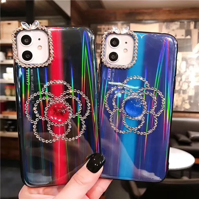 Роскошный модный чехол для девочки для iphone 11 чехол Pro Max mate iphone XR XS Max X 11 11por max 7 8 Plus чехол с драгоценным камнем Aurora чехол s