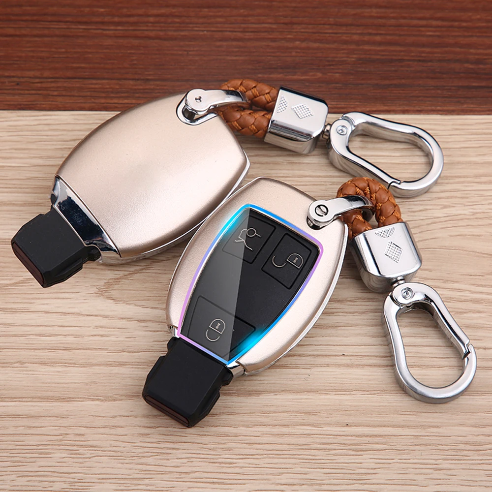 

Beautiful Full cover New ABS car key case shell for Mercedes benz A B R G Class GLK GLA w204 W251 W463 W176 Auto Accessories