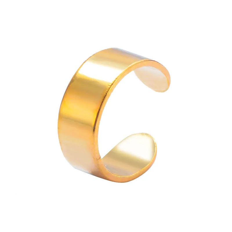 1 шт. двойные и тройные кольца из нержавеющей стали, серьги-манжеты, клипсы для ушной хрящ, не пирсинг, накладные кольца - Окраска металла: E01904
