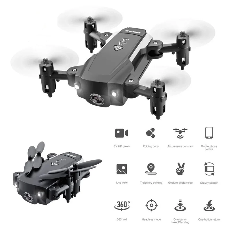 2020 Новые складные мини дроны RC FPV Квадрокоптер HD камера Wifi Дрон селфи вертолет