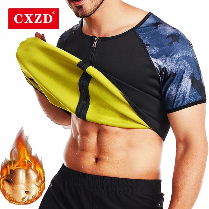 Sweat Sauna Suit Men Sauna Suit Heat Trapping Body Shaper Slimming Vest Compression
