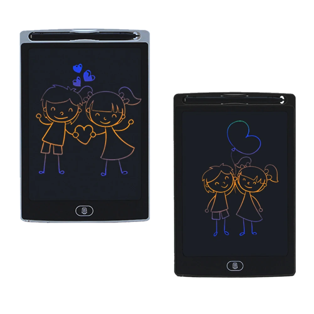 

Creative baby drawing toys 12 Inch colorful LCD screen writing tablet Digital drawing handwriting message pad for kids gift