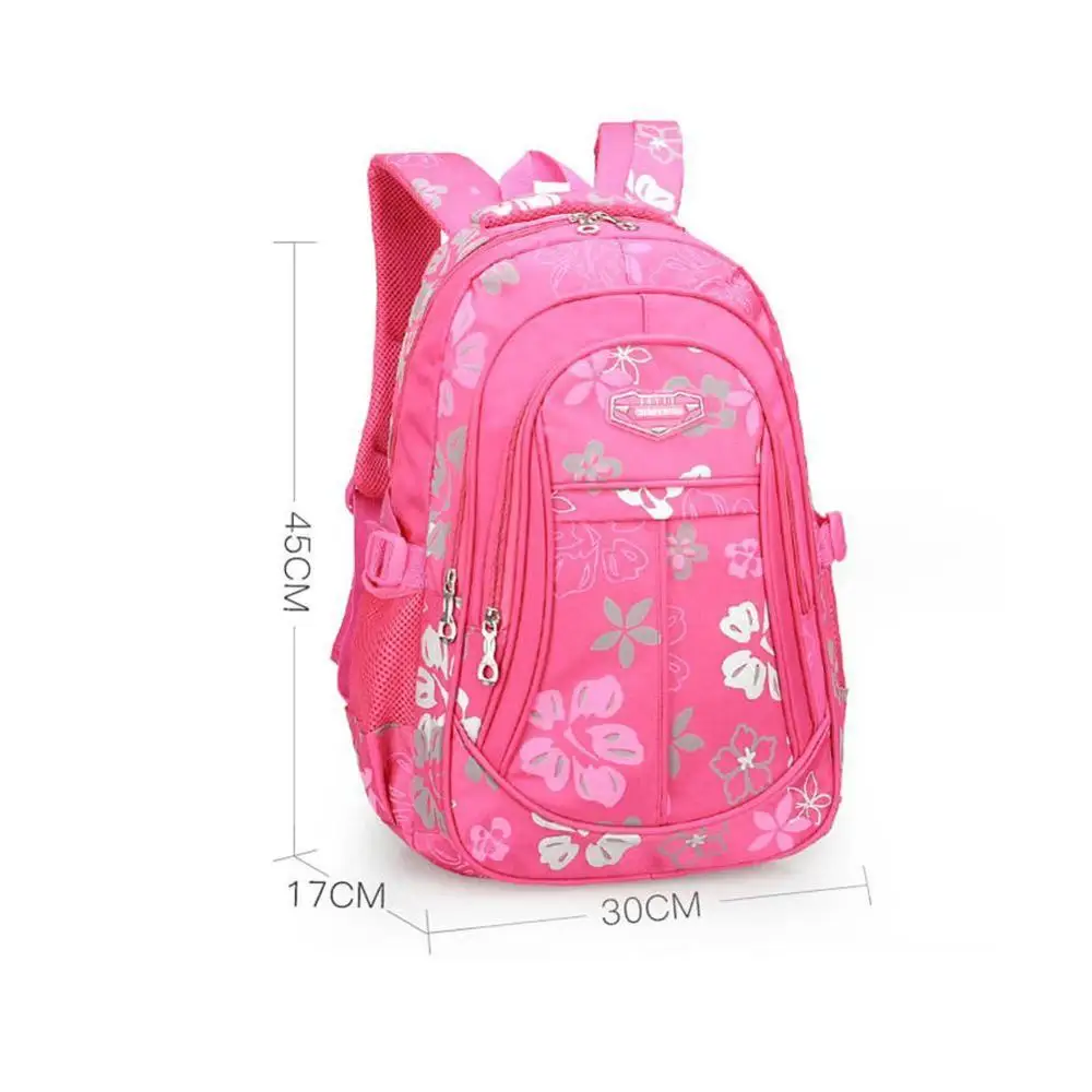 large pink Милый школьный рюкзак для девочек детский начальный школьный водонепроницаемый детский рюкзак Набор Милая Корейская школьная сумка Розовый школьный рюкзак - Цвет: large pink