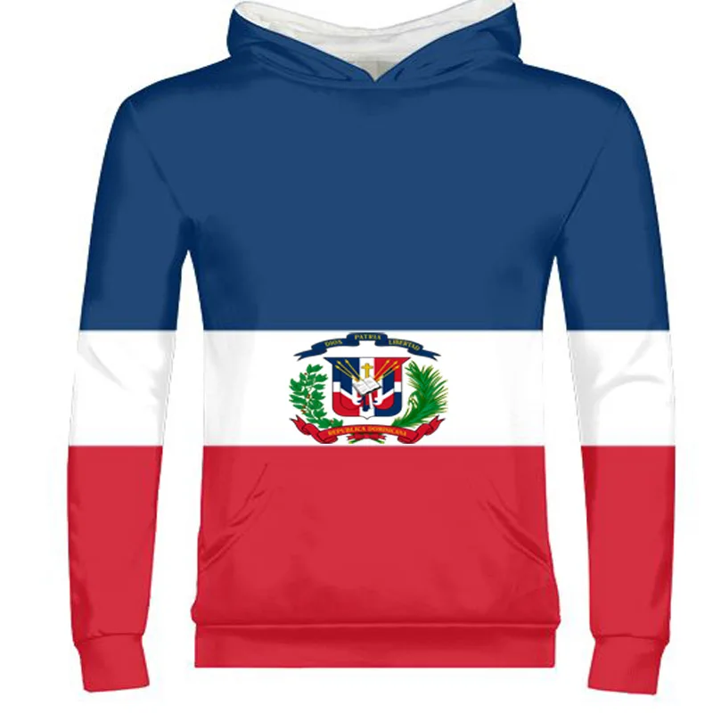 Мужская молодежная толстовка на молнии с логотипом DOMINICA, испанский флаг, доминакана, Республика, принт, фото, одежда