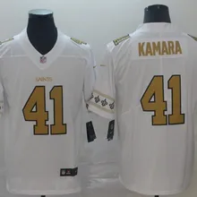 Мужской взрослый Орлеан высокого качества Saints Alvin Kamara color rush Jersey
