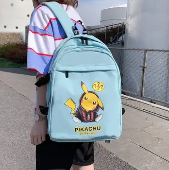 

Japanese Anime Backpack Bag Cute Cartoon Pikachu Pokemon Children School Bags Kids Boys Girls Backpacks Student Bookbag Gift