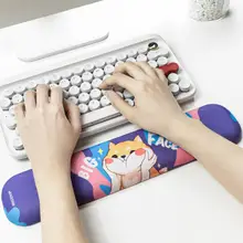 For Gaming Keyboard Wrist Rest Pad Gamer 87 Keys Keyboard Mouse Wrist Rest Support Pad Set Ergonomic Wrist Cushion Support Mat