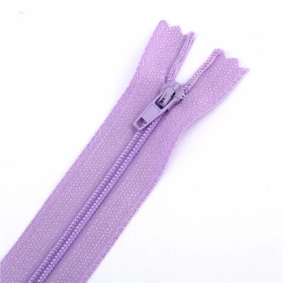 5 шт./лот 20 см длина Красочные Нейлоновые катушки молнии портной застежки-молнии для шитья одежды мешок одежды ручной работы DIY аксессуары - Цвет: purple 5pcs