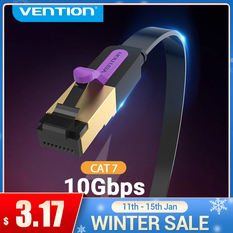 Сетевой кабель Vention RJ 45 Cat7 патч корд для маршрутизатора STP RJ45|cable rj45|cable 1mcable for pc |