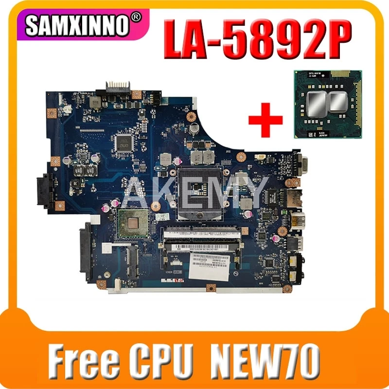 Akemy NEW70 LA 5892P для Acer aspire 5741G 5741 5742 5742G PC материнская плата вместо 5891P 5893p